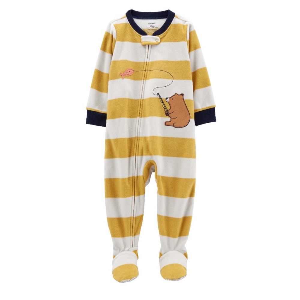 Carter’s Fishing Bear Fleece Fooie